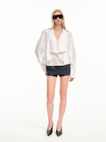 Linen Cropped Jacket