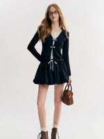 Bow Sailor Knit Top