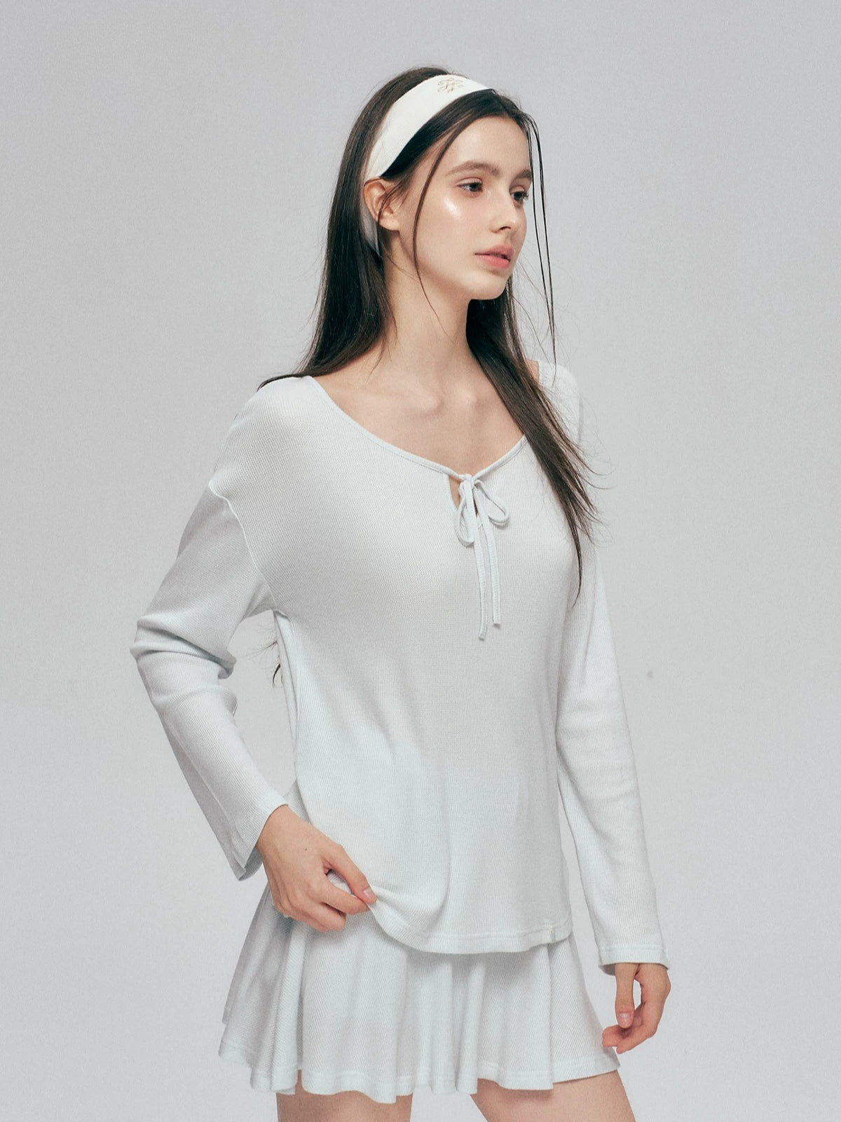 Bow Tie Knit Cover Up