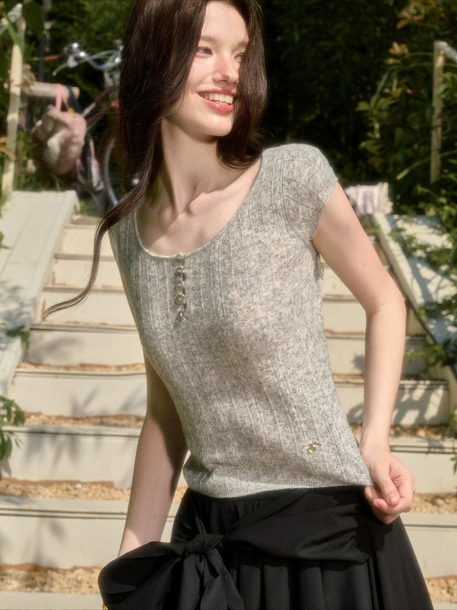 Wool Knit Top