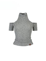Reversible Strap Thin Knit Bustier Vest