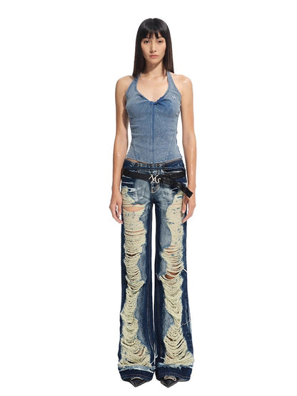 Volcano Distressed Denim Jeans