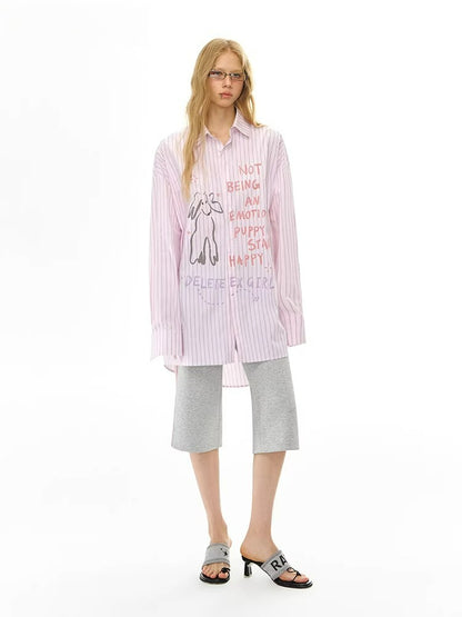 Graffiti Stripe Overshirt