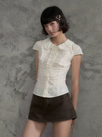 Floral Ruffle Blouse