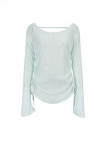 Sheer Knit Cover Top