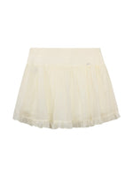 White Relaxed Shirt & Skirt Set