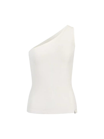 Asymmetrical Knit Tank Top