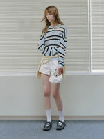 Striped Polo Top Set