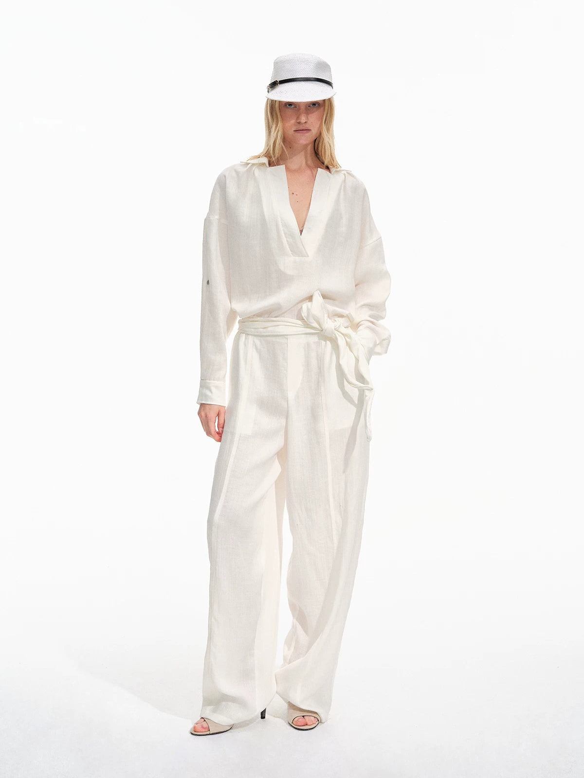 Linen Blend Jumpsuit