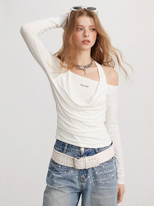 Off Shoulder Draped Top