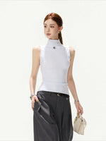 Mock Neck Knit Tank