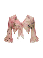Floral Lace Two-Piece Cardigan Set