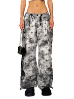 Tie-Dye All-Over Print Casual Cargo Pants