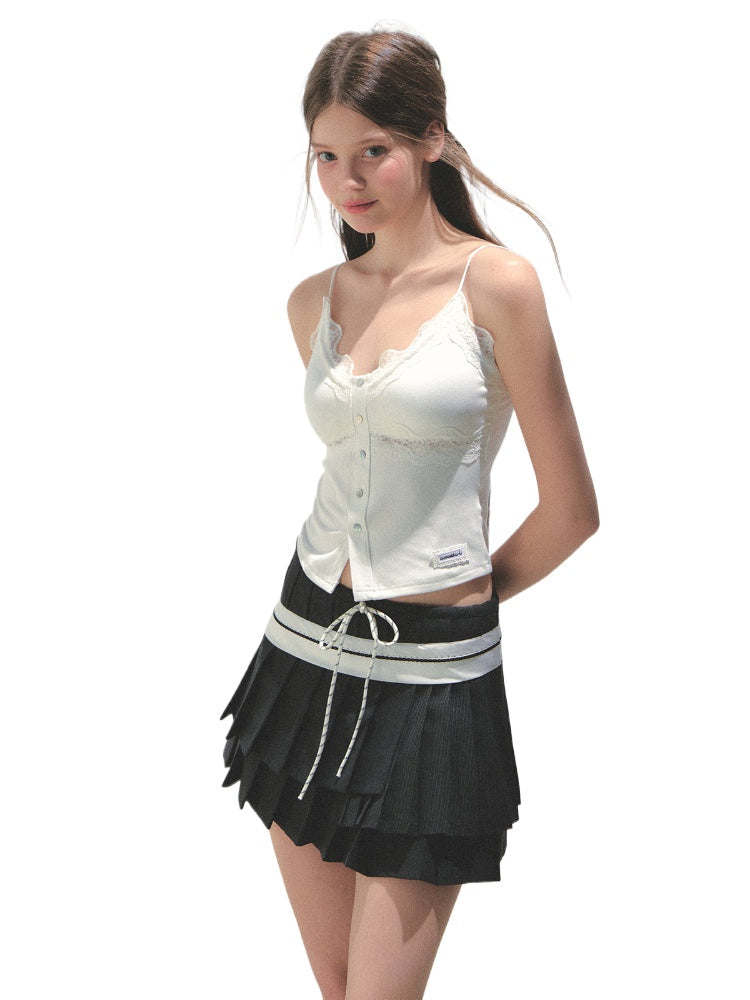 Built-in Bra Lace Camisole