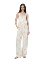 Vintage Floral Print Overalls