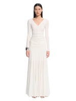 Wisteria Knotted V-Neck Dress