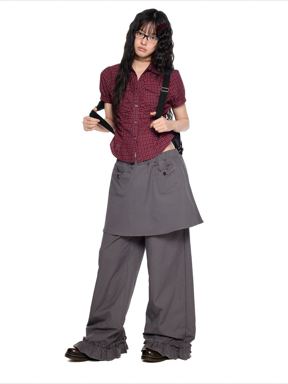 Ruched Puff Sleeve Shirt