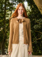 Ribbon Knit Cardigan