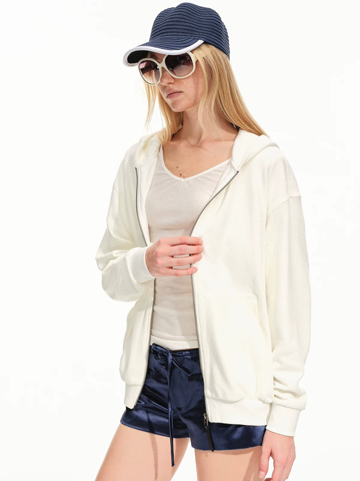 Minimalist Matte Hoodie Jacket