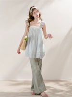 Pleated Lace Holiday Dress