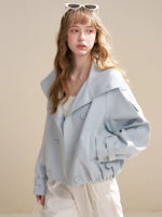 Double-Breasted Trench Jacket