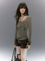 Vintage Angel Lace Tencel Top