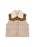 Western Detachable Collar Down Vest