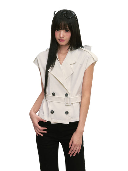 Double-Breasted Tailored Vest