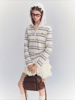 Lace Zip Hoodie
