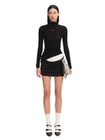 Megan Wool Turtleneck Blouse