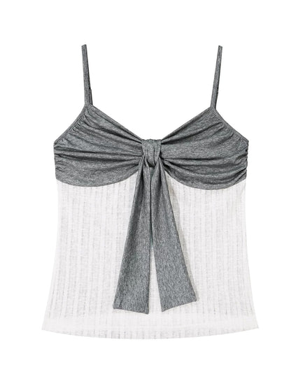 Bow Contrast Camisole