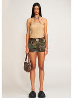 Compass Dancer Denim Flat Shorts Desert Camouflage