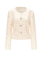 Jacket & Classic Pearl Tweed Skirt Set