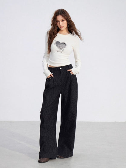 Wool Wide-Leg Pants