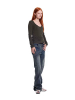 Deconstructed Layered Knit Top