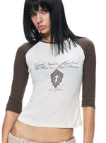 Contrast Raglan Graphic T-Shirt