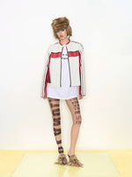 Letter Print Sheer Tights