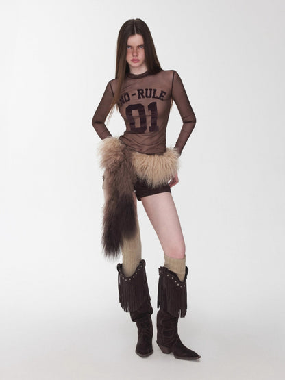 Suede Studded Cargo Shorts