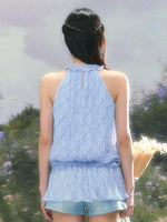 Textured Halter Dress