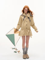 Bunny Hood Trench Coat