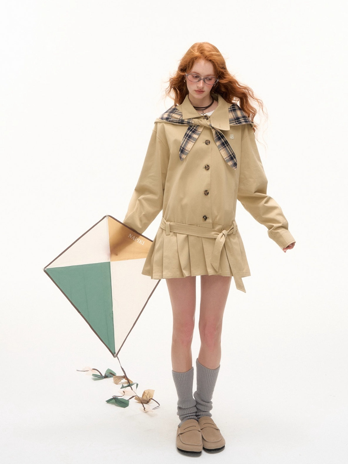 Bunny Hood Trench Coat