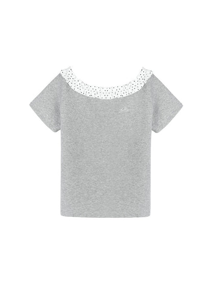 Polka Dot Asymmetric Top Set