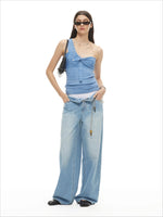 Beverly Wide Denim Pants