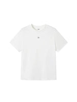 Embroidered Badge Cropped T-Shirt