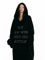 Korean Hooded Velvet Knit Dress