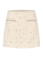 Jacket & Classic Pearl Tweed Skirt Set