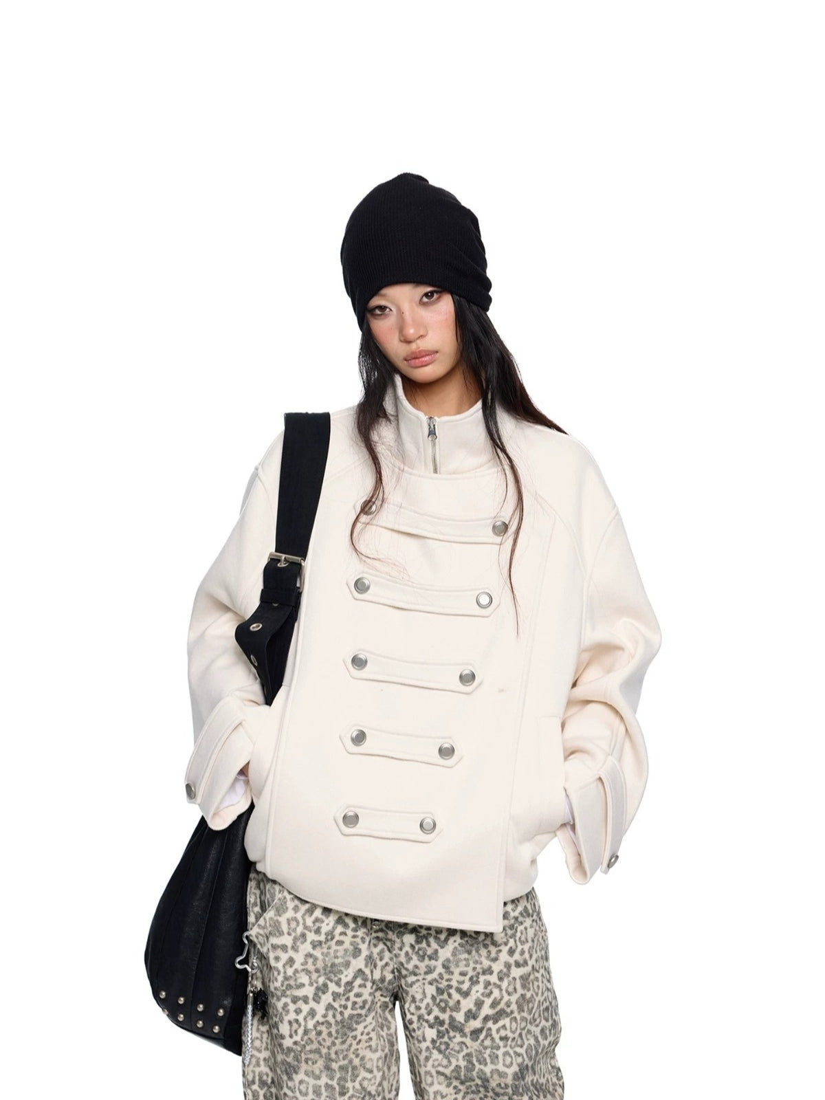 Oversized Wool Double Sided Coat