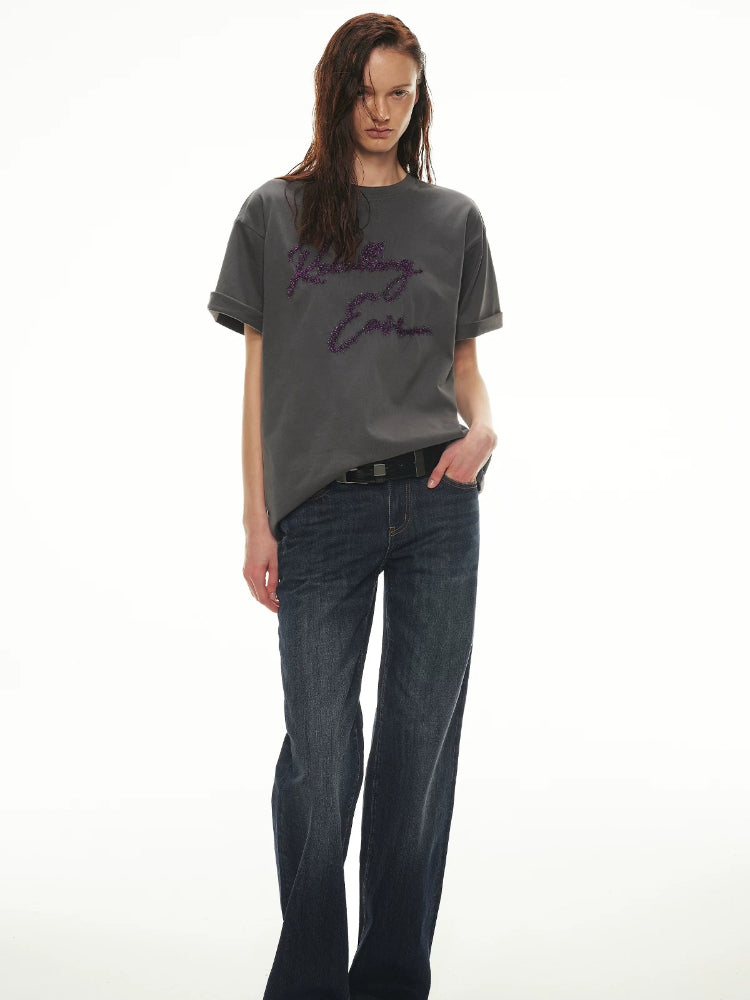Vintage Blue Straight Jeans