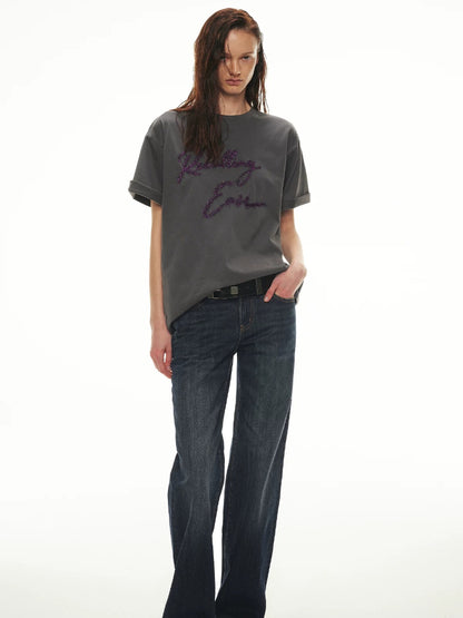 Vintage Blue Straight Jeans