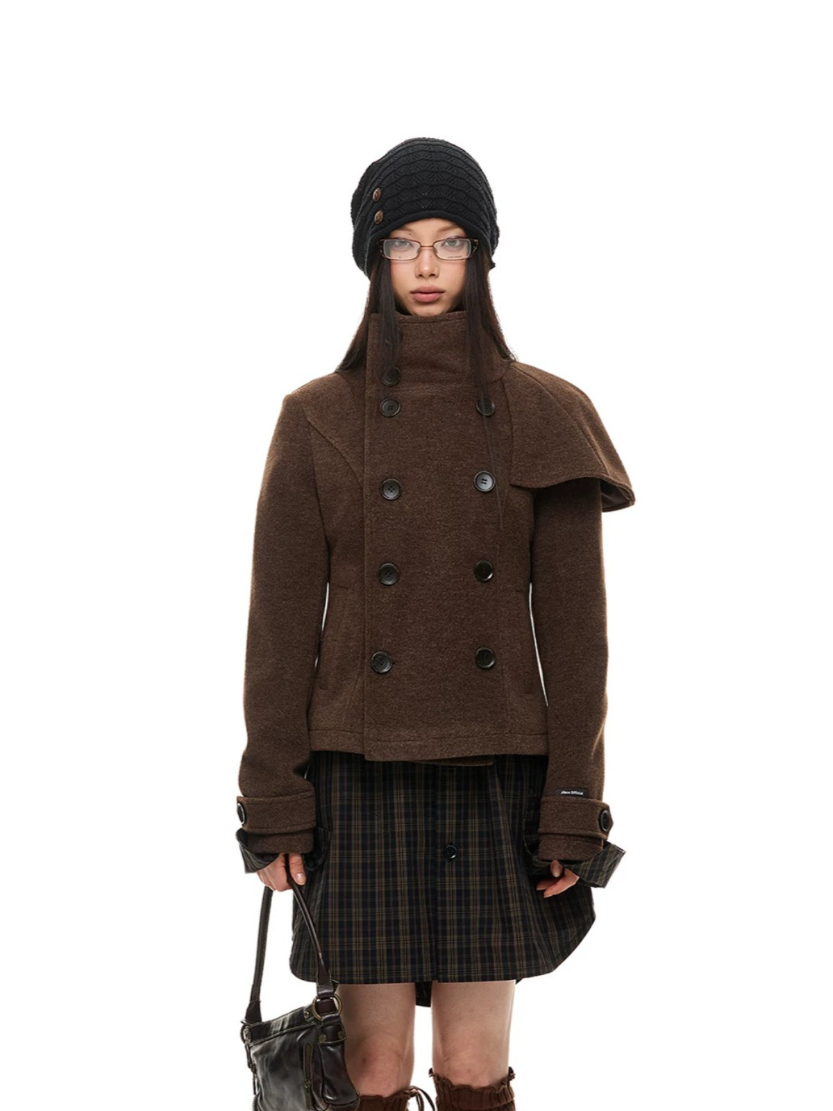 Vintage French Cape Wool Jacket